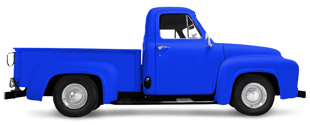 Blue truck