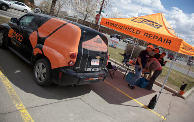 company van DECO Windshield Repair module