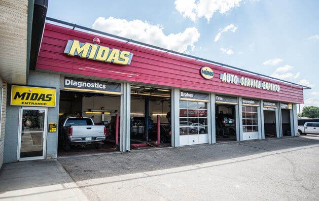 Outside view of MIDAS Auto Service Albert St N shop