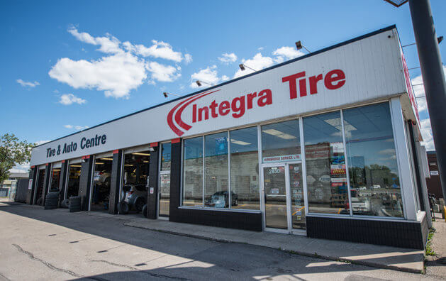 Outside photo of Integra Tire 2830 Pembina shop in Winnipeg, MB