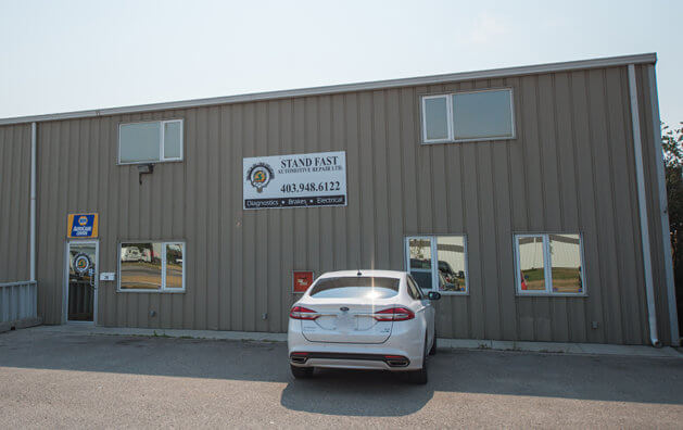Outside view of Stand Fast Auto Repair shop