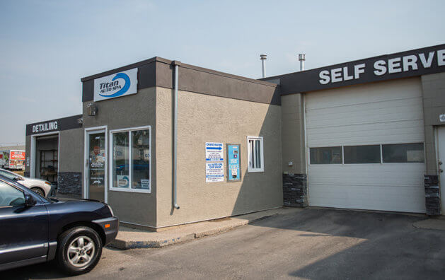 Front of Titan Auto Spa shop