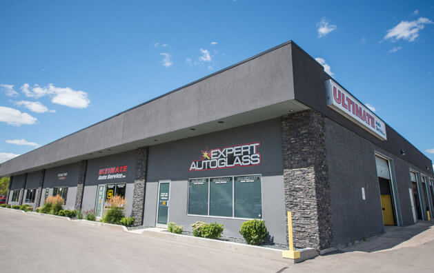 Outside view of Ultimate Auto Service Winnipeg shop
