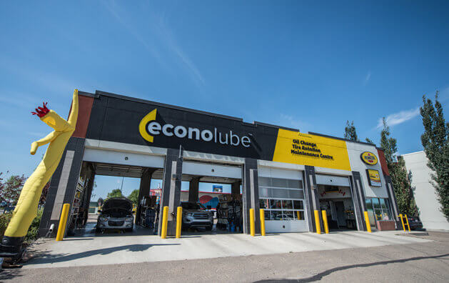 Outside view of Econolube 183 Highway shop