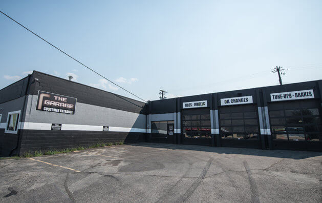 The Garage outside view