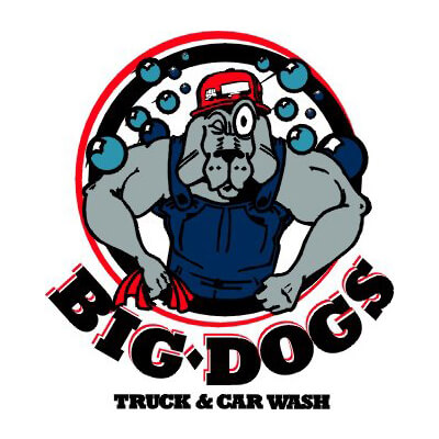 Big Dogs Truck & Car Wash Logo
