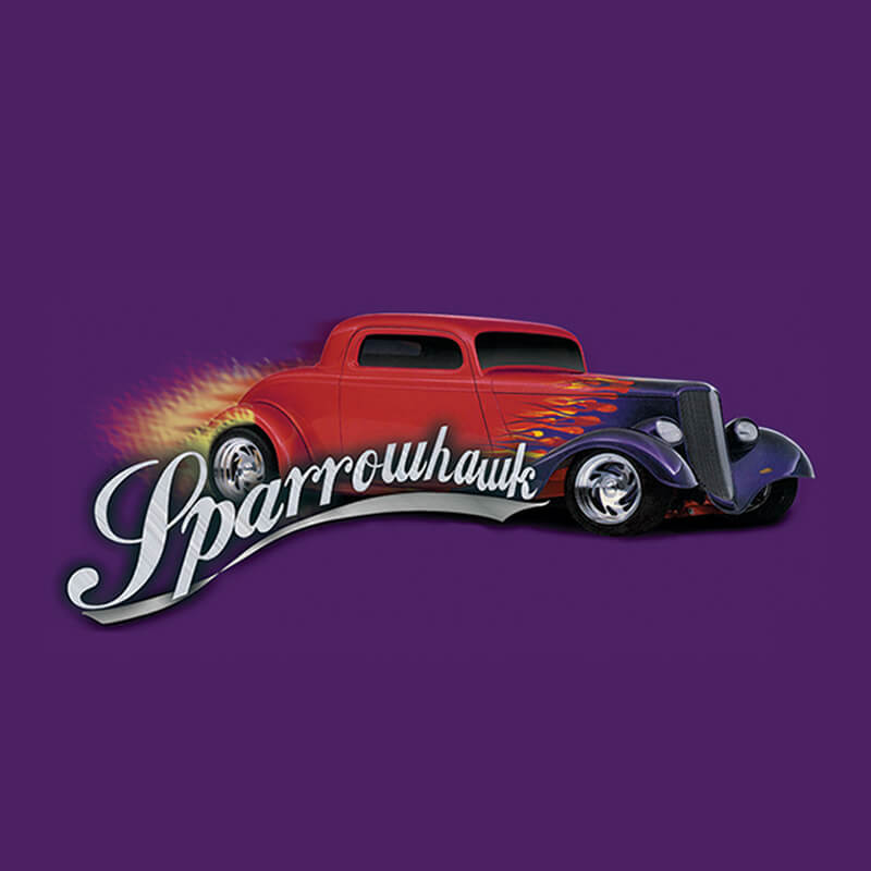 Sparrowhawk Autobody Logo