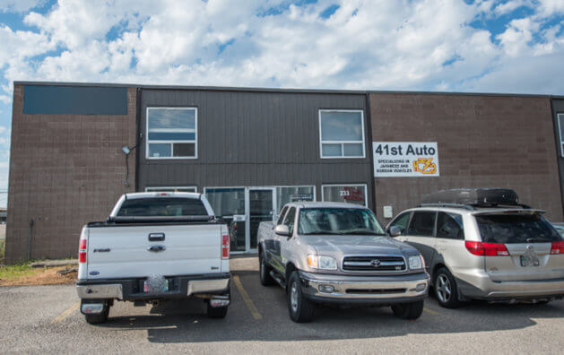 Outside photo of 41st Auto shop in Calgary, AB