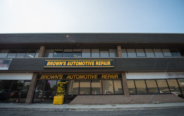 Brown's Automotive frontis view