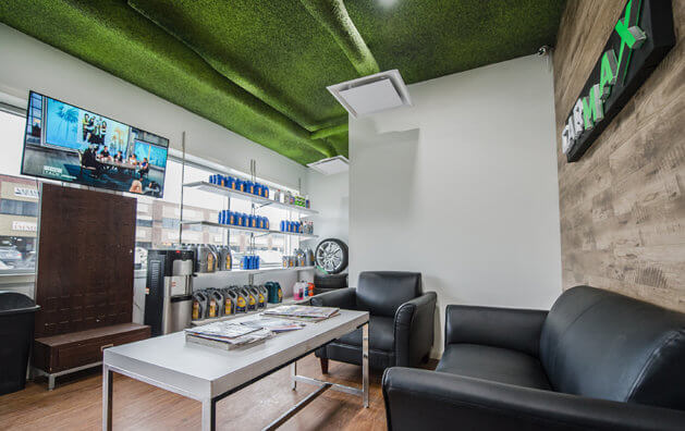 Inside photo of Carmax Auto Care Center shop in Calgary, AB