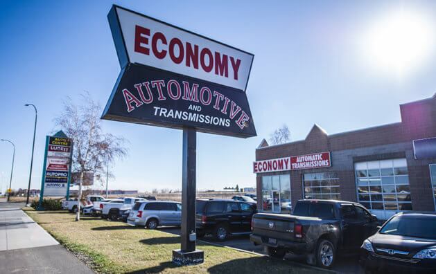 Outside view of Economy Automotive & Transmission shop