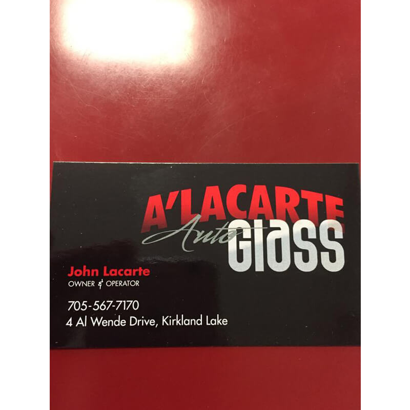 A'LaCarte Auto Glass Logo