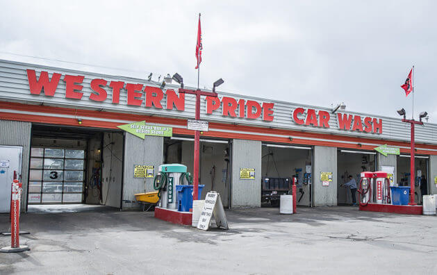 A snazzy car wash in Calgary