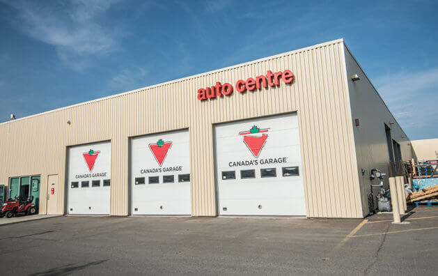 Outside photo of Canadian Tire Auto Centre in High River
