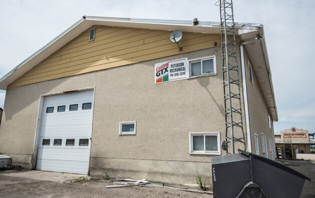 Outside photo of Peterson Mechanical in Nanton