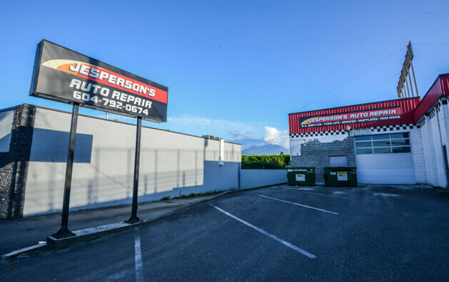 Outside photo of Jesperson's Auto Repair in Chilliwack